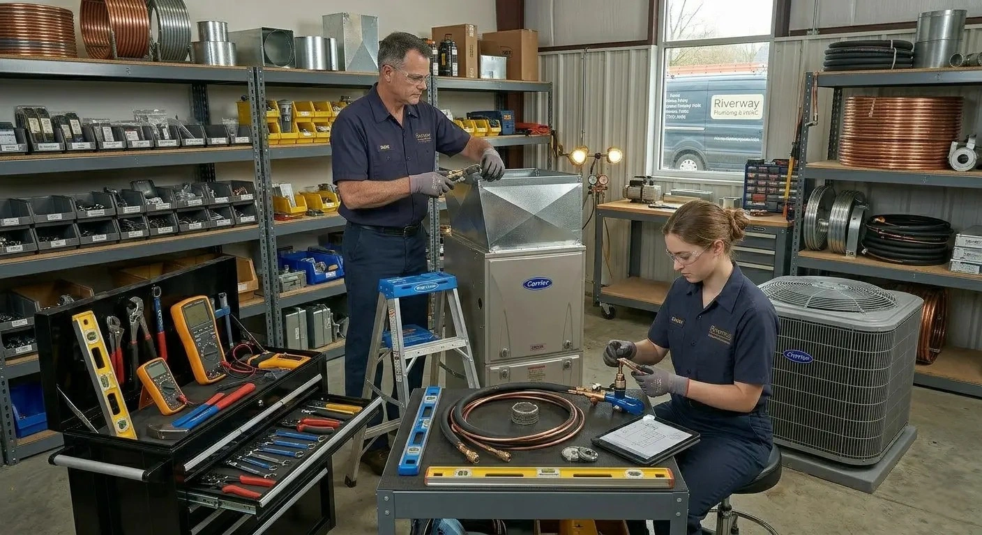 hvac system change outs replacement service